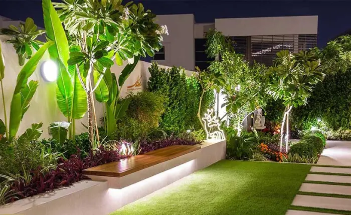 محوطه‌ سازی باغ ویلا و گیاهان