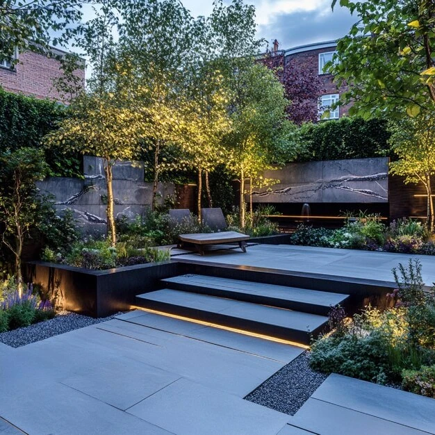 محوطه سازی ویلا